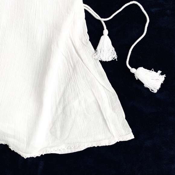 Vitamin A | sunrise embroidered ivory beach romper - Picture 4 of 7